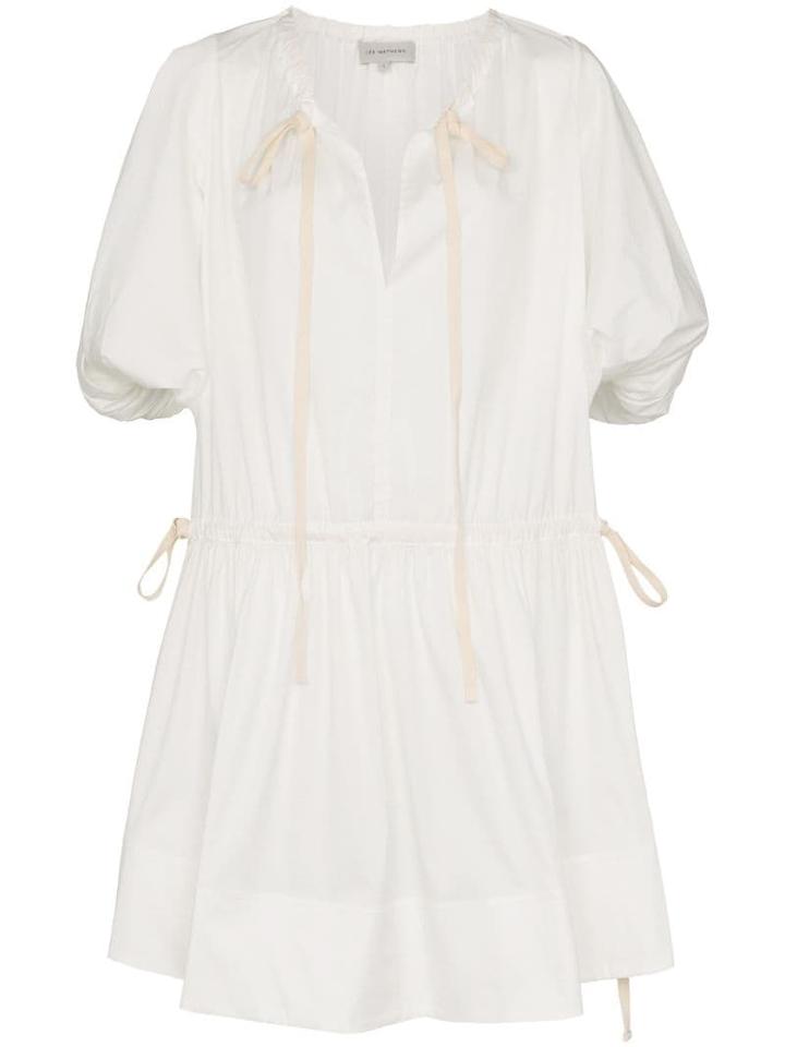Lee Mathews Elise Tunic Mini Dress - White