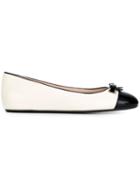 Bally Toe Cap Detail Ballerinas