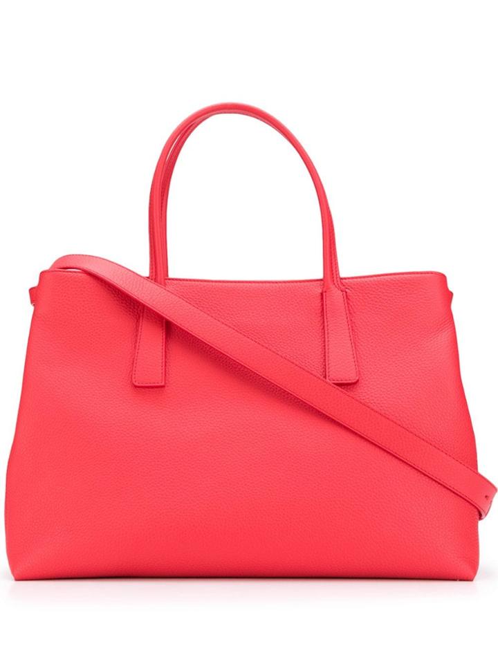 Zanellato Pebbled Texture Tote - Red