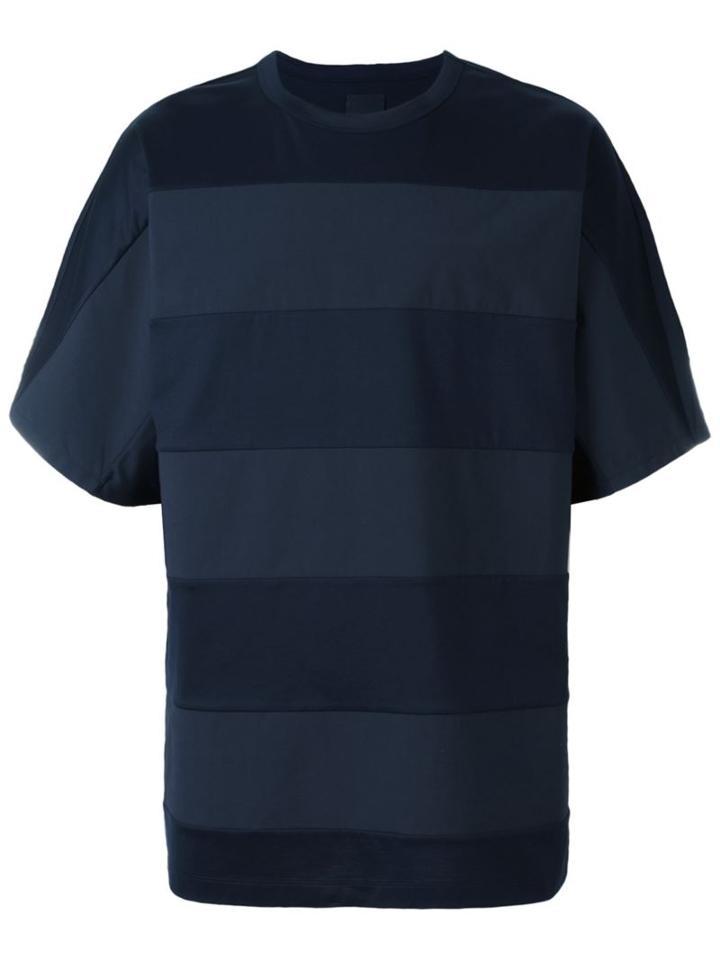 Juun.j Striped Panelled T-shirt