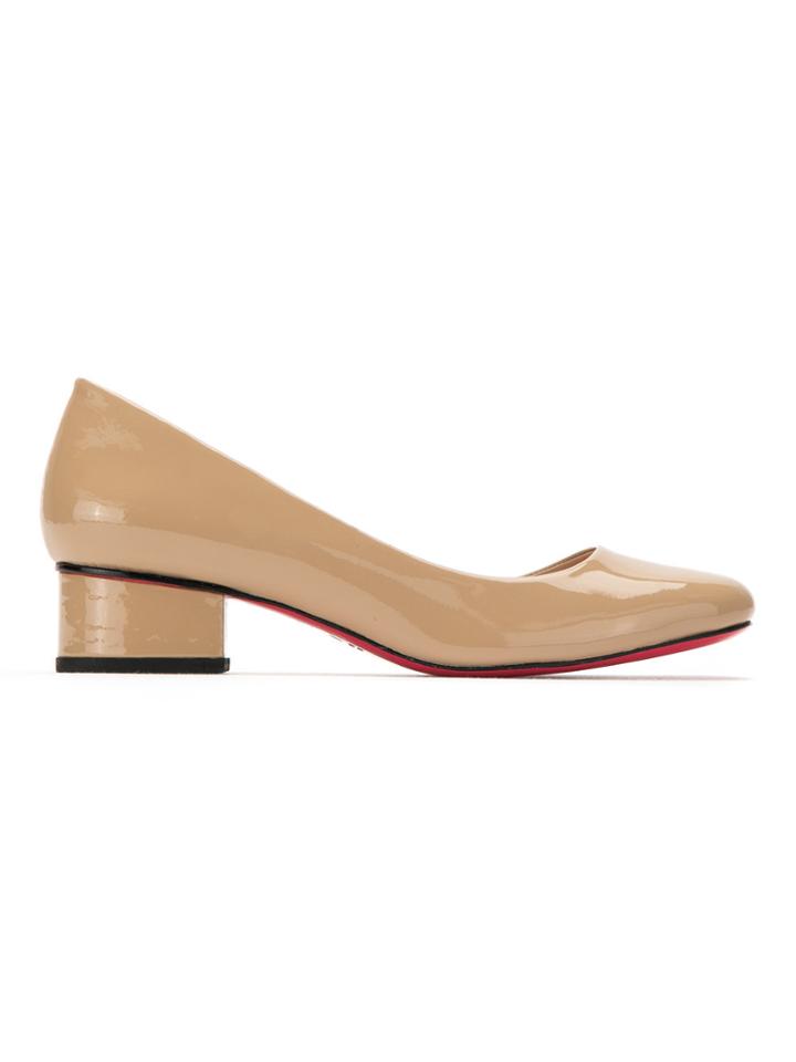 Zeferino Square Toe Leather Pumps - Nude & Neutrals