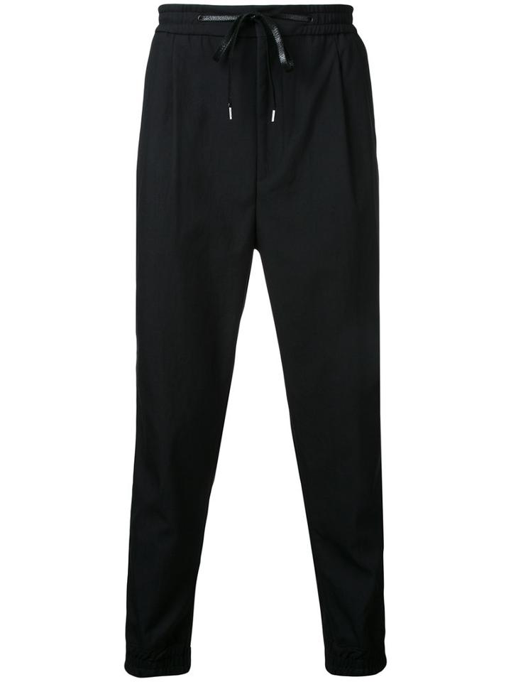 Monkey Time - Gathered Ankle Trousers - Men - Nylon - M, Black, Nylon