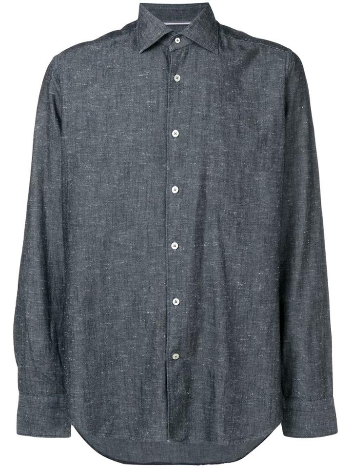 Al Duca D'aosta 1902 Classic Plain Shirt - Grey