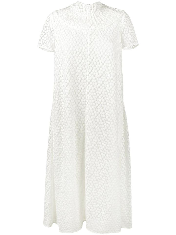 Emilia Wickstead Cecilia Embroidered Dress - White