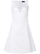 Dsquared2 V-neck Poplin Dress - White