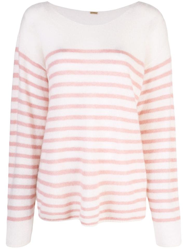 Adam Lippes Oversized Striped Sweater - White