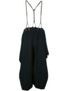 Jean Paul Gaultier Vintage Suspender Trousers, Men's, Size: 48, Black