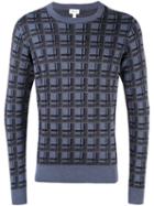Brioni Grid Print Sweatshirt