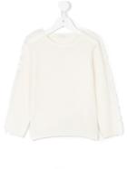 Il Gufo - Fringed Jumper - Kids - Wool - 5 Yrs, White