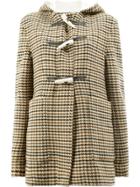 Wales Bonner Houndstooth Duffle Coat - Multicolour
