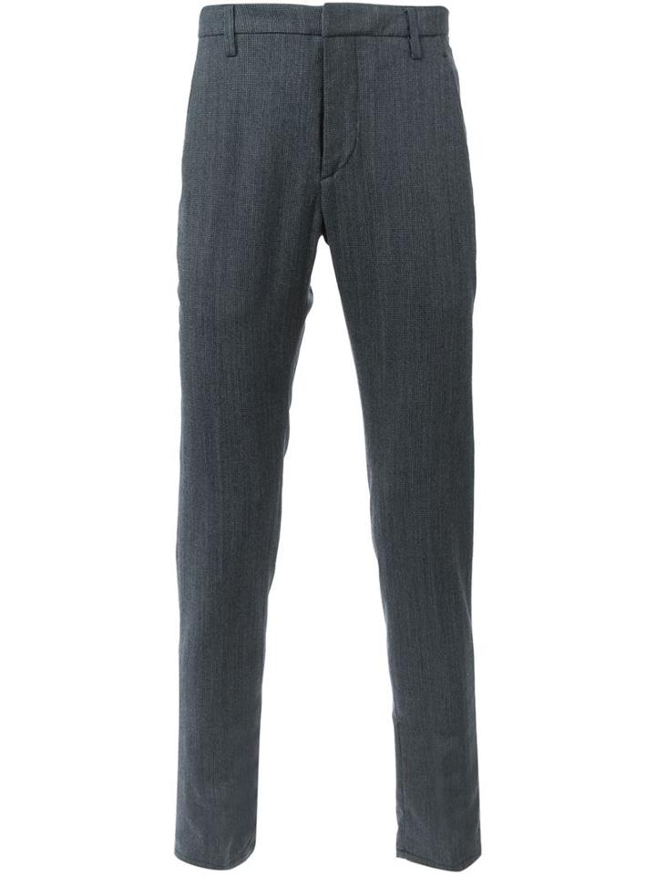 Dondup Classic Back Pocket Trousers, Men's, Size: 35, Grey, Spandex/elastane/virgin Wool