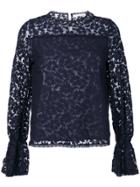 See By Chloé Floral Lace Blouse - Blue