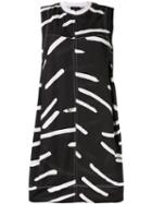Lee Mathews Palmas Printed Dress - Black