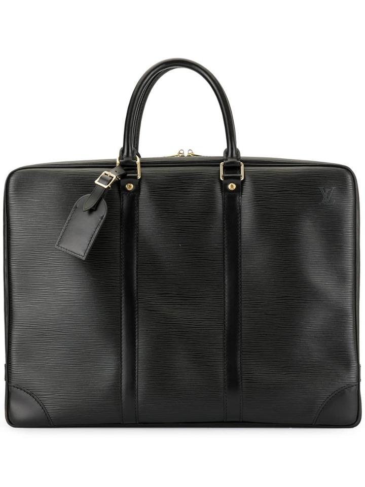 Louis Vuitton Pre-owned Porte Documents Travel Bag - Black