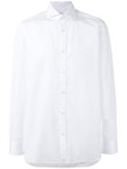 Borrelli Classic Shirt, Men's, Size: 40, White, Cotton