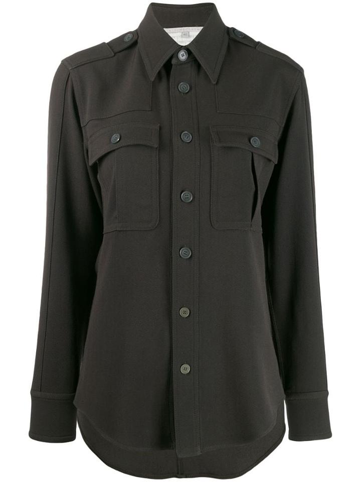 Stella Mccartney Wool Military Shirt - Green