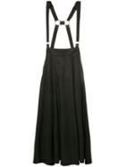 Y's - Suspender Skirt - Women - Cotton/linen/flax/cupro - 2, Women's, Black, Cotton/linen/flax/cupro