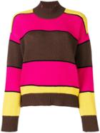 Marni Block Stripe Sweater - Brown