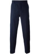Paul Smith Tapered Trousers, Men's, Size: 32, Blue, Cupro/linen/flax/cotton