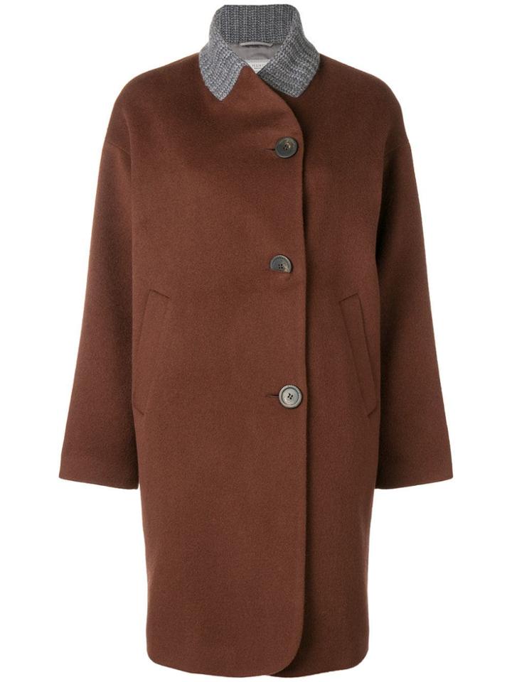 Peserico Abric Coll Punt - Brown