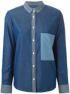 Golden Goose Deluxe Brand Front Pocket Denim Shirt