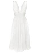 Maria Lucia Hohan Beaded Tulle Dress - White