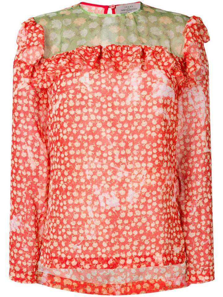 Preen By Thornton Bregazzi Darla Blouse - Red
