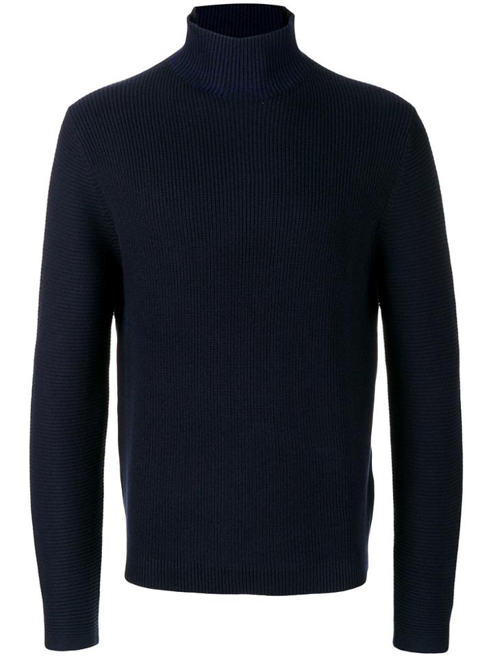 Ps By Paul Smith High-neck Sweater - Blue