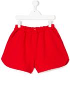 Gaelle Paris Kids Elasticated Waist Shorts - Red