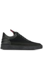 Filling Pieces Low Top Plain Lane Sneakers - Black