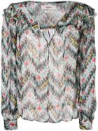 Isabel Marant Étoile Patterned Blouse - Blue