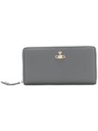 Vivienne Westwood Zip Around Wallet - Grey