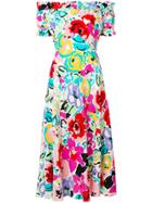 Rixo London Bella Floral Off Shoulder Dress - Multicolour