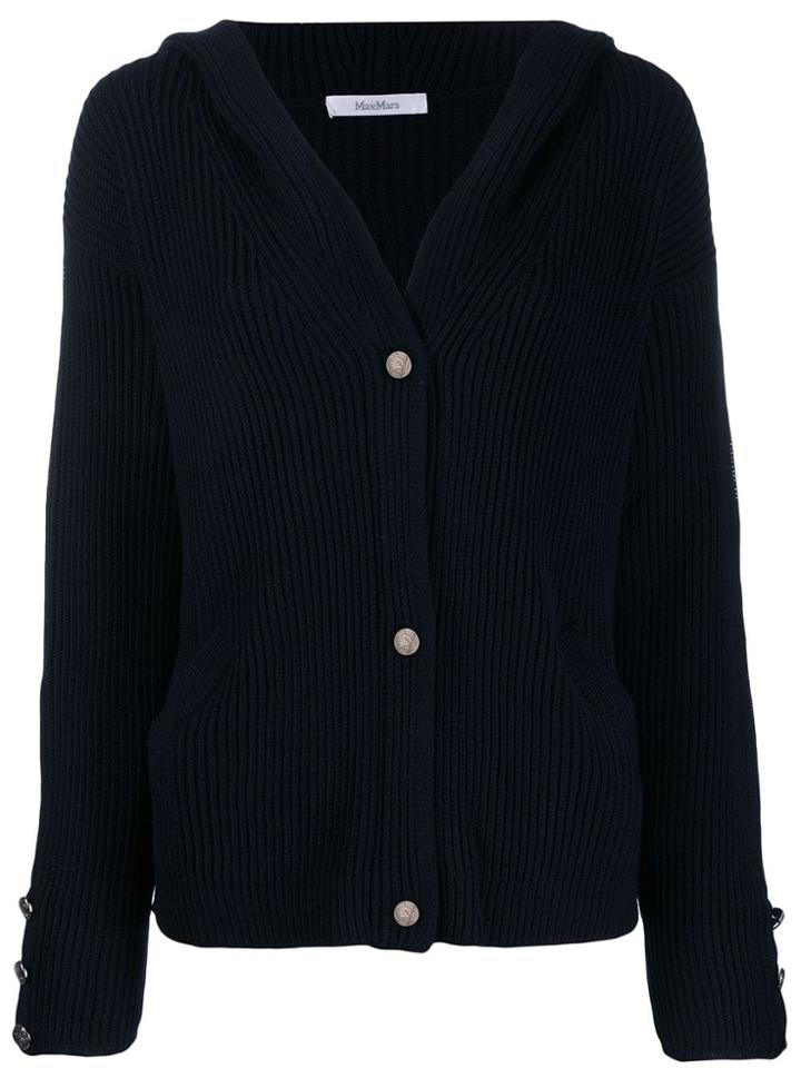 Max Mara Hooded Cardigan - Blue