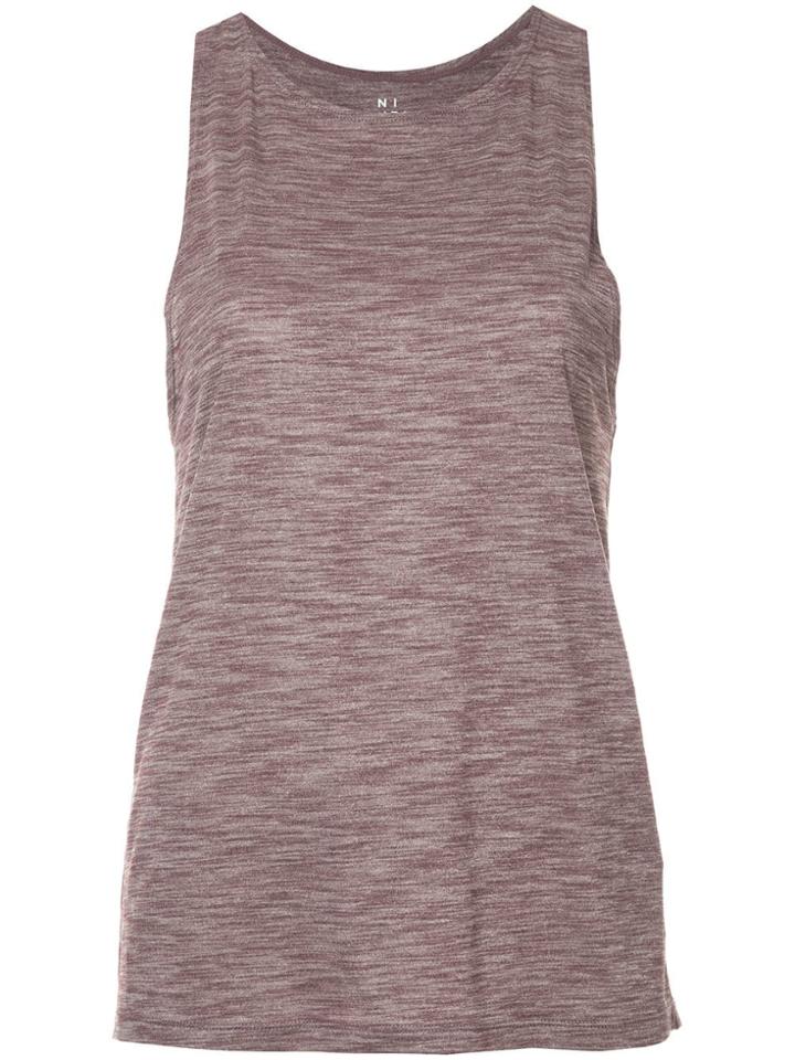 Nimble Activewear Twist Back Racer Top - Pink & Purple