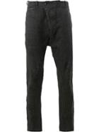 Masnada Wrap Front Skinny Trousers - Black