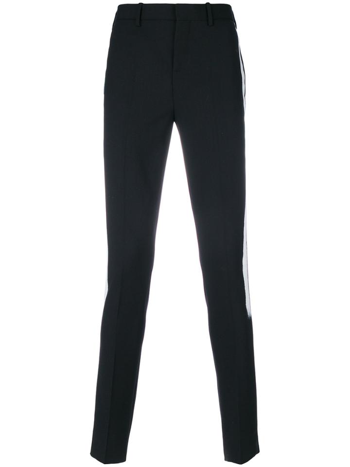 Neil Barrett Brush Stroke Trousers - Black