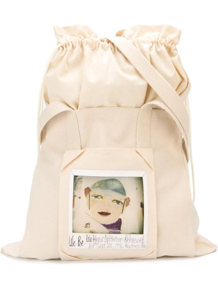 And Re Walker Instant Photo Print Tote, Women's, Nude/neutrals, Cotton