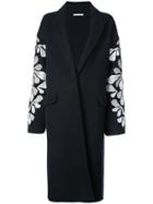 Oscar De La Renta Sequin-embroidered Cardigan - Blue