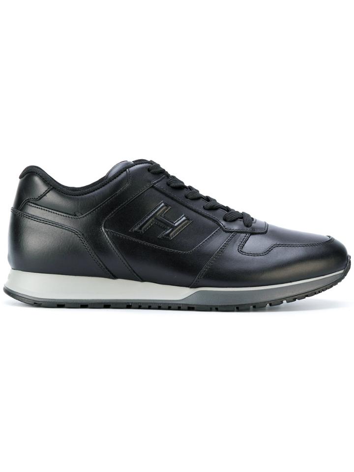 Hogan Logo Sneakers - Black