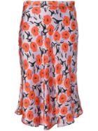 L'autre Chose Floral Slip Skirt - Purple