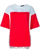 Undercover Oversized Colour Block T-shirt - Multicolour