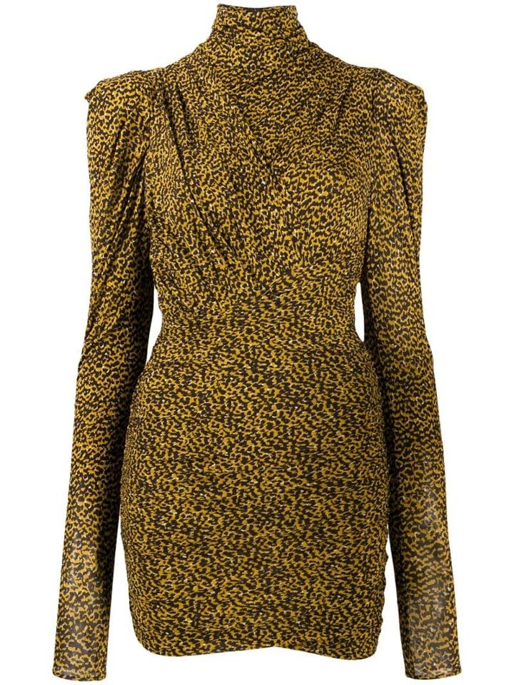 Isabel Marant Jisola Fitted Dress - Yellow