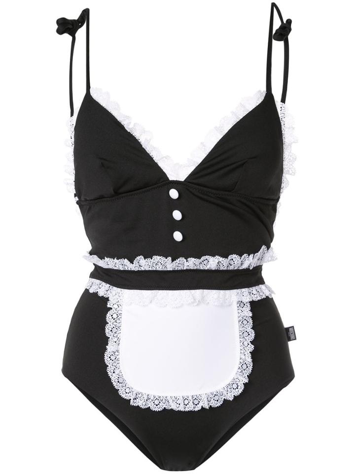 Moschino French Maid Swimsuit - Black
