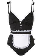 Moschino French Maid Swimsuit - Black
