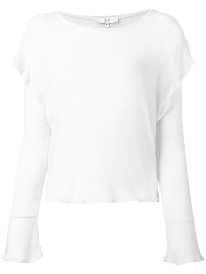 Iro Dunia Top, Women's, Size: Small, White, Tencel/polyurethane