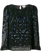 Temperley London Sequin Embellished Blouse - Black