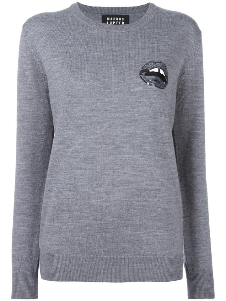 Markus Lupfer 'mini Lara Lip Natalie' Jumper - Grey