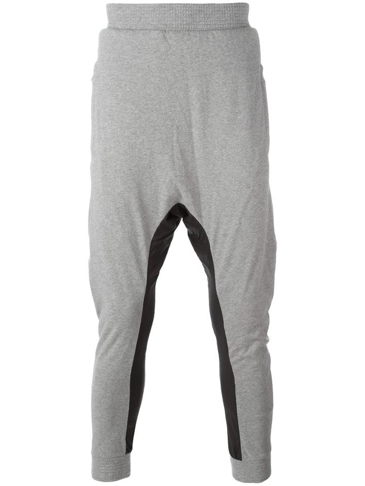 11 By Boris Bidjan Saberi Drop Crotch Track Pants - Grey