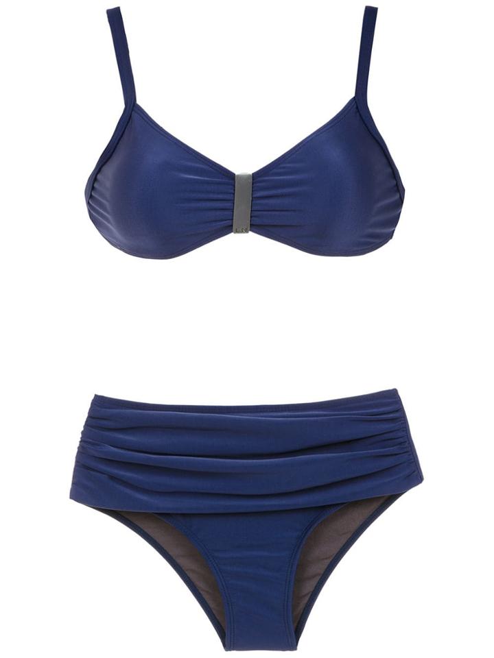 Lygia & Nanny Biquini Anne Microfibra Lisa - Blue